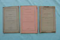 1846-1883 C.A. BARTOL SERMON & DISCOURSE BOOKLETS - BOSTON - LOT OF 26- O 3979
