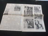 1963 NOV 23 EVENING JOURNAL NEWS NEWSPAPER - LAST FAREWELL TO KENNEDY - NP 5805