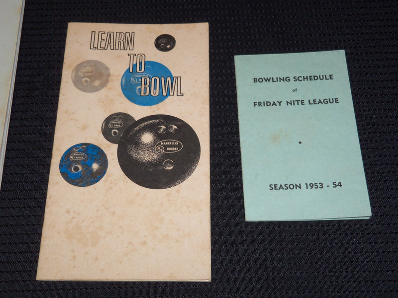 1953-1965 BOWLING MANUALS & SCHEDULES LOT OF 6 - O 3284
