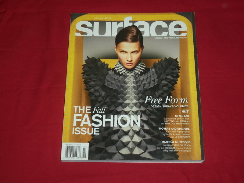 SURFACE MAGAZINE ISSUE #67 - FALL FASHION ISSUE - FASHION & ARCHITECTURE- RC 281