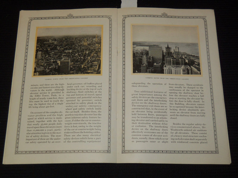 1925THE CATHEDRAL OF COMMERCE BOOK - WOOLWORTH BUILDING, NEW YORK - J 7936