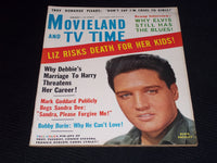 1959 JANUARY MOVIELAND & TV TIME MAGAZINE - ELVIS PRESLEY COVER - E 15592