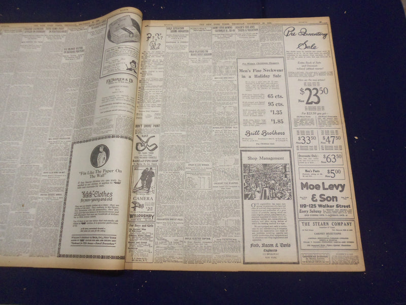 1920 DECEMBER 23 NEW YORK TIMES - HARDING WOULD HAVE FIVE CHIEF POWERS - NT 8495