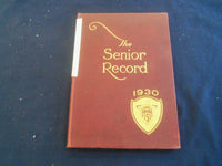 1930 SENIOR RECORD HADDON HEIGHTS HIGH SCHOOL YEARBOOK -HADDON HTS, NJ - YB 2735