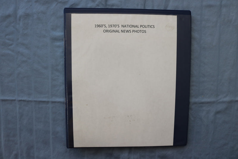 1960'S-1970'S POLITICAL ORIGINAL NEWS PHOTOS ALBUM - 27 PHOTOS - #35