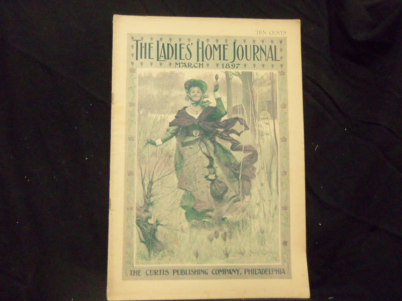 1897 MARCH LADIES' HOME JOURNAL MAGAZINE - GREAT ILLUSTRATIONS & ADS - ST 1564