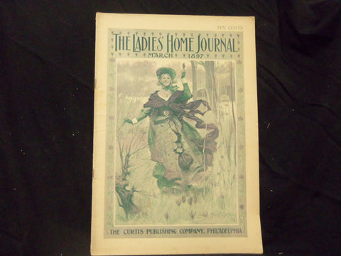 1897 MARCH LADIES' HOME JOURNAL MAGAZINE - GREAT ILLUSTRATIONS & ADS - ST 1564