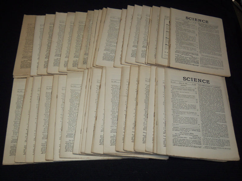 1927 SCIENCE MAGAZINE LOT OF 48 ISSUES - WR 277A