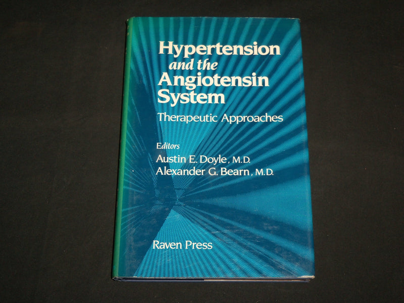 1984 HYPERTENSION AND THE ANGIOTENSIN SYSTEM HARDCOVER BOOK - KD 7156