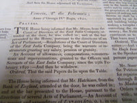 1821-22 JOURNALS OF THE HOUSE OF COMMONS- KING GEORGE IV 1ST YEAR REIGN- KD 1328