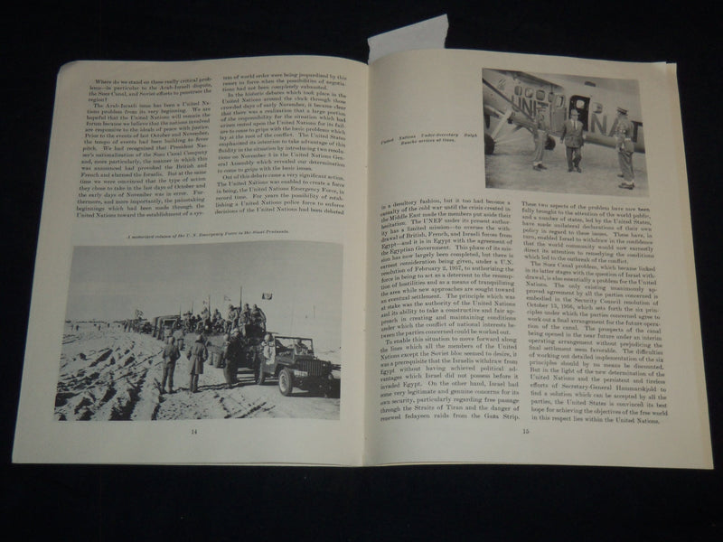 1957 MAY BACKGROUND A LOOK AT THE MIDDLE EAST - PUBLIC SERVICE - J 8154