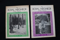 1932-1949 THE ROYAL NEIGHBOR - A HOME - MAGAZINE - LOT OF 37 - O 3709