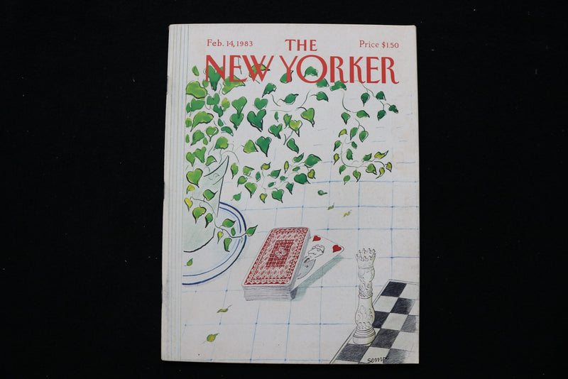 1983 FEBRUARY 14 NEW YORKER MAGAZINE - GREAT ILLUSTRATED COVER - NY 3101
