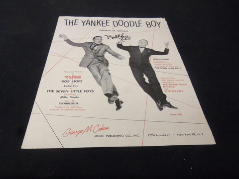 BOB HOPE THE YANKEE DOODLE BOY AUTOGRAPHED SHEET MUSIC - AM 52