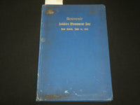 1905 JUNE SOLDIERS MONUMENT DAY DEDICATION BOOK - NEW HAVEN CONNECTICUT- KD 6328