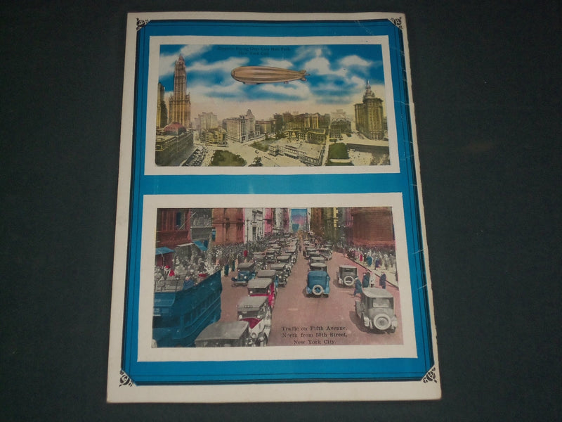 1940'S NEW YORK THE WONDER CITY VIEW BOOK - ILLUSTRATED IN COLORS - J 3950