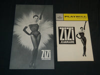 1964 ZIZI JEANMAIRE PROGRAM LOT OF 2 - MICHEL MENTION - J 5135