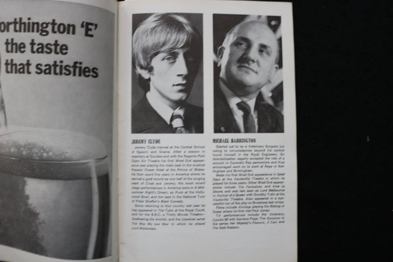 1969 CONDUCT UNBECOMING PROGRAM - QUEEN'S THEATRE - JEREMY CLYDE - K 2382
