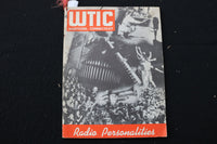 1939 WTIC HARTFORD, CT RADIO PERSONALITIES PROMO BOOK - SOFTCOVER - K 1871