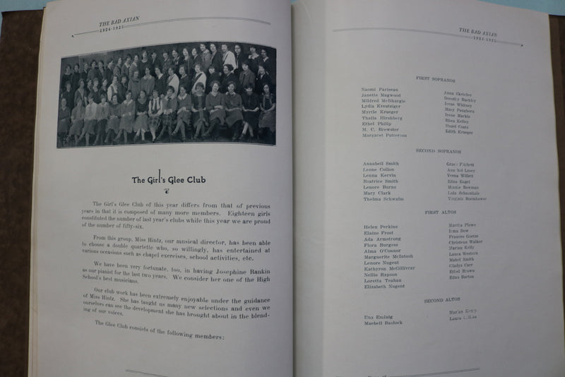 1925 THE BAD AXIAN BAD AXE HIGH SCHOOL YEARBOOK - BAD AXE, MICHIGAN - YB 3570
