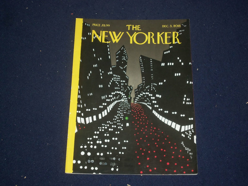 2018 DECEMBER THE NEW YORKER MAGAZINE - ILLUSTRATED COVER - NY 2309