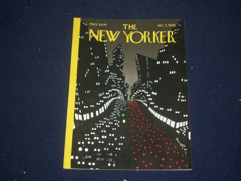 2018 DECEMBER THE NEW YORKER MAGAZINE - ILLUSTRATED COVER - NY 2309