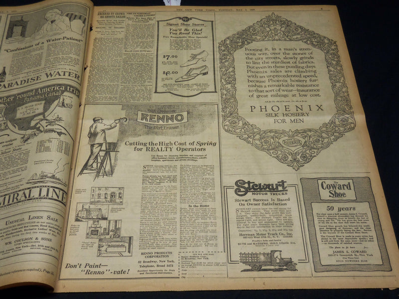 1921 MAY 3 NEW YORK TIMES - HUGHES ADVISES GERMANY MAKE NEW PROPOSALS - NT 7839