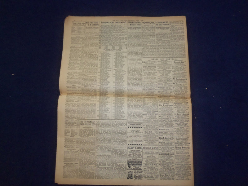 1944 JUNE 3 NEW YORK TIMES - AIR FORCE LINKS RUSSIA, WITH BASES THERE - NP 6558