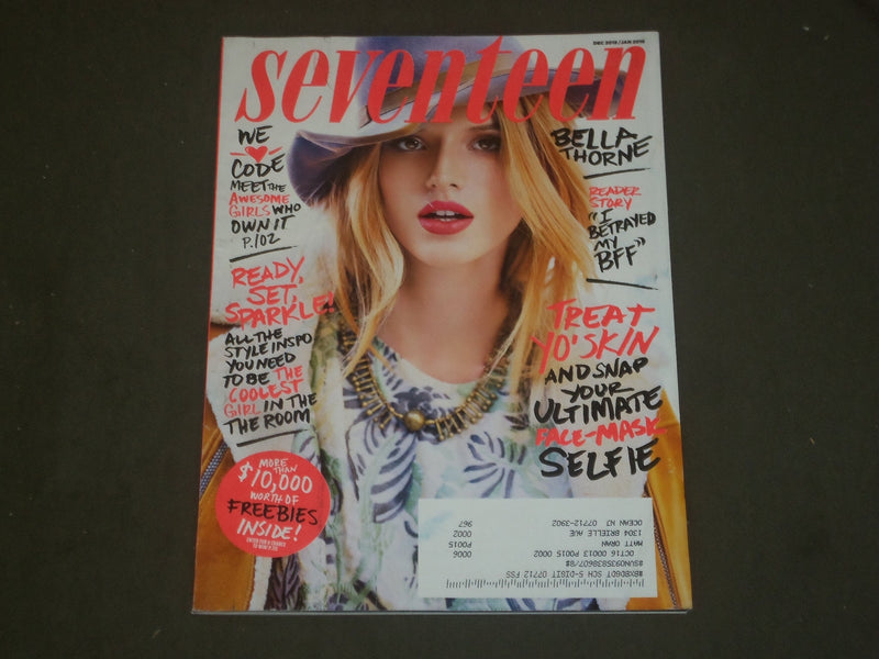 2015 DECEMBER / 2016 JANUARY SEVENTEEN MAGAZINE - BELLA THORNE COVER - B 1774