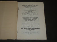 1910 MERWIN - CLAYTON SALES CO. AUCTION CATALOGUES LOT OF 4 - KD 2099R