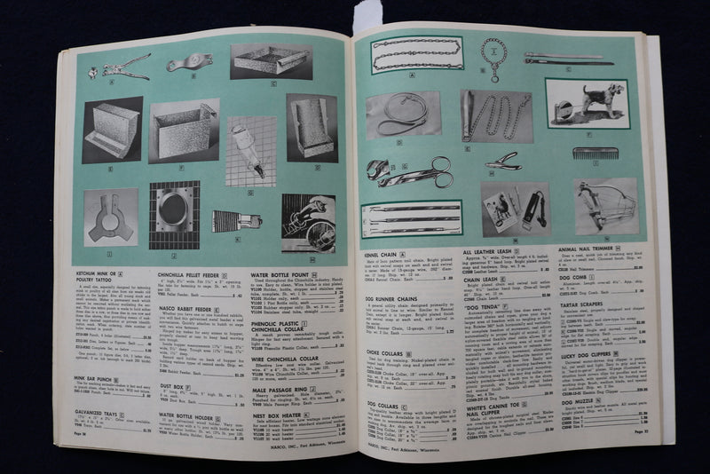 1965 NASCO FUR FARM AND SMALL ANIMAL CATALOG - FORT ATKINSON, WISCONSIN - K 1464