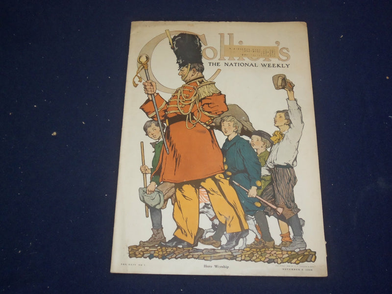 1909 NOVEMBER 6 COLLIER'S MAGAZINE - HERO WORSHIP - ST 6687