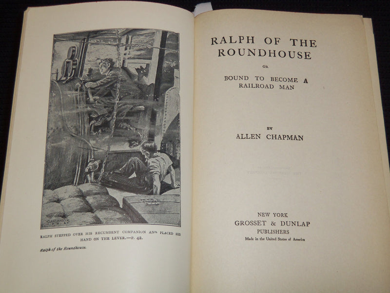 1906-1910 RALPH ON THE RAILROAD 4 NOVELS IN ONE BY ALLEN CHAPMAN - KD 7846