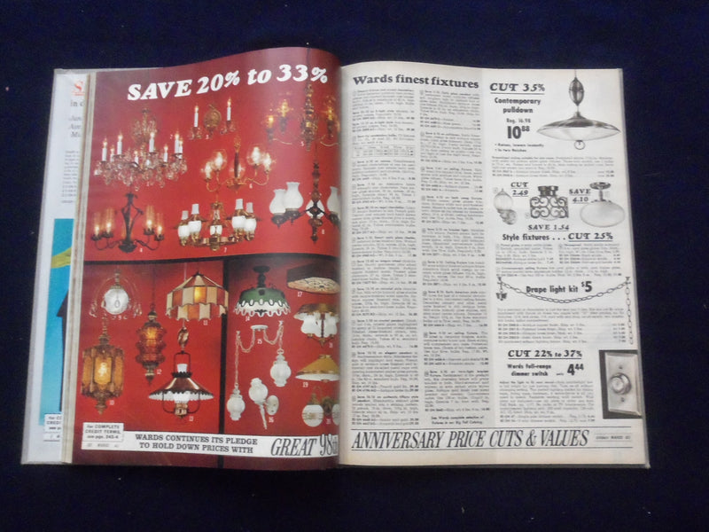 1970 MONTGOMERY WARD 98TH ANNIV. SALE CATALOG -HARDCOVER- KANSAS CITY,MO - R 96I