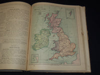 1879-1880 HARPER'S SCHOOL GEOGRAPHY ILLUSTRATED BOOKS LOT OF 2 - KD 7987