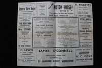 1944 THEATRE ROYAL WORCESTER PROGRAMME - LOT OF 2 - K 2798