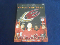 2001 SEP 22 FOOTBALL PROGRAM - ELON UNIV VS NORTH CAROLINA A&T UNIV - SP 1215M