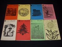 1970-1974 THE GLASS WORKSHOP - STAINED GLASS JOURNAL LOT OF 23 ISSUES - O 1635