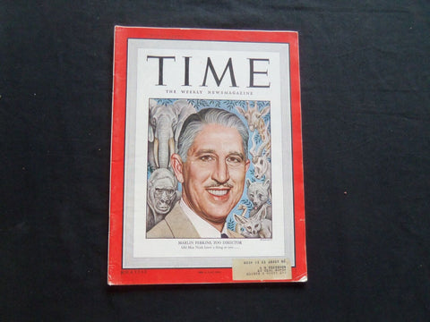 1947 JULY 7 TIME MAGAZINE - MARLIN PERKINS - T 1079