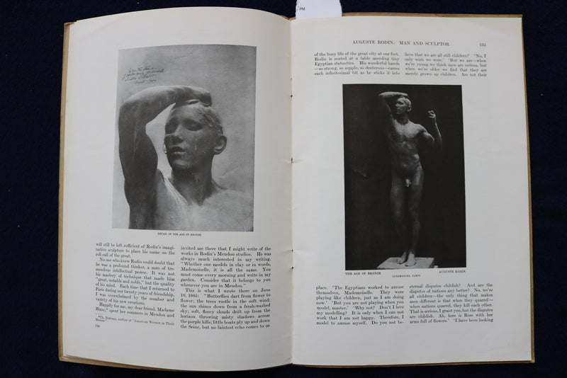 1918 THE AMERICAN MAGAZINE OF ART - AUGUSTE RODIN - K 1522