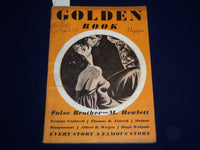 1935 AUGUST GOLDEN BOOK MAGAZINE - FALSE BROTHER BY M. HEWLETT - ST 3367C