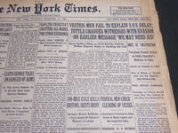 1928 NOVEMBER 17 NEW YORK TIMES - VESTRIS MEN FAIL TO EXPLAIN SOS DELAY- NT 6932