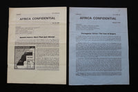 1974 AFRICA CONFIDENTIAL NEWSLETTER - LOT OF 20 - K 2410
