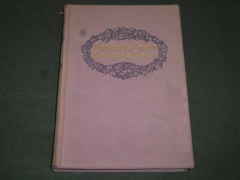 1909 DEUTSCHE LANDE DEUTSCHE MALER BOOK BY E. W. BREDT - NICE PRINTS - KD 3646