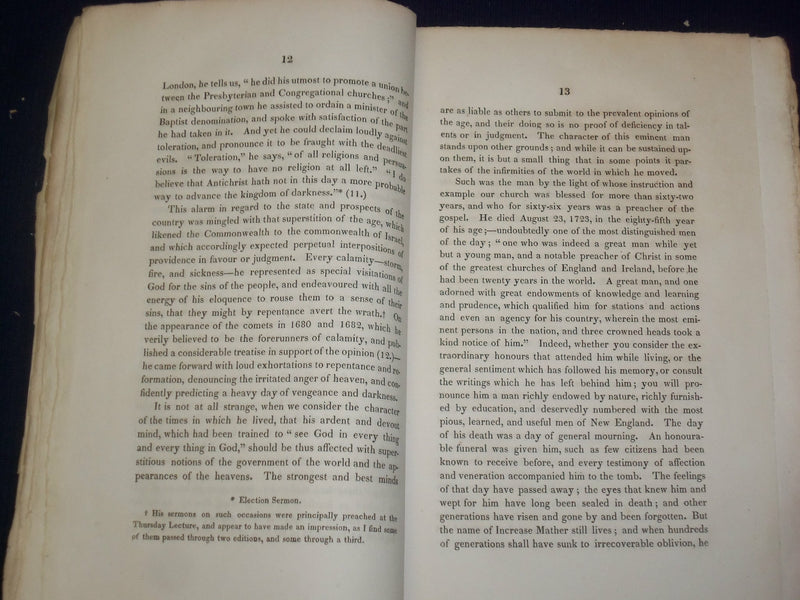 1821 OLD NORTH AND NEW BRICK CHURCHES IN BOSTON DISCOURSE - J 4798