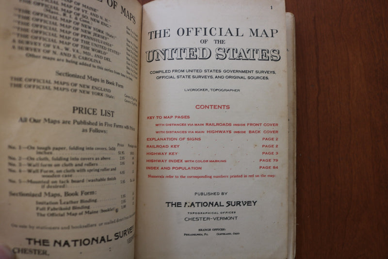 EARLY 1900'S MAPS AND GAZETTEERS MAGAZINE - LOT OF 18 - O 3901