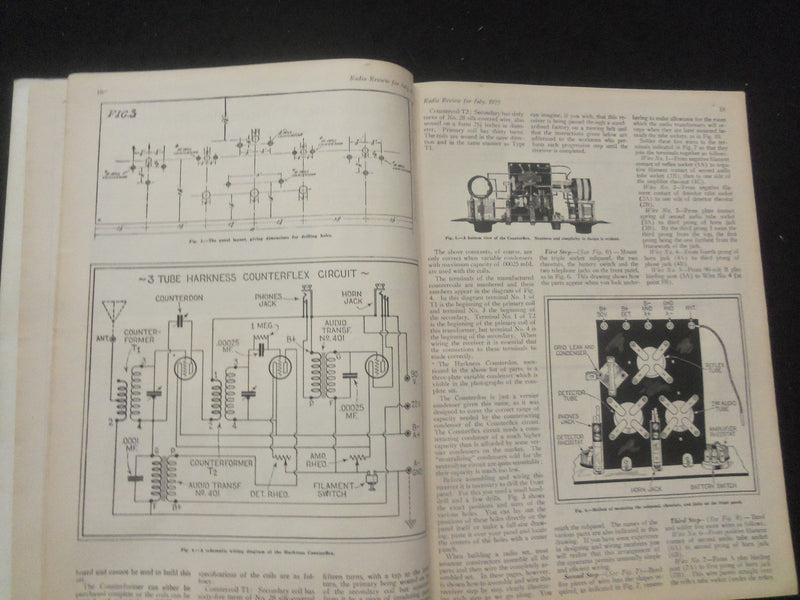 1925 JULY RADIO REVIEW MAGAZINE - VOLUME 1, NUMBER 2 - B 433W