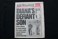 1997 SEPTEMBER 3 NEW YORK POST NEWSPAPER -PRINCESS DIANA'S DEFIANT SON - NP 8920