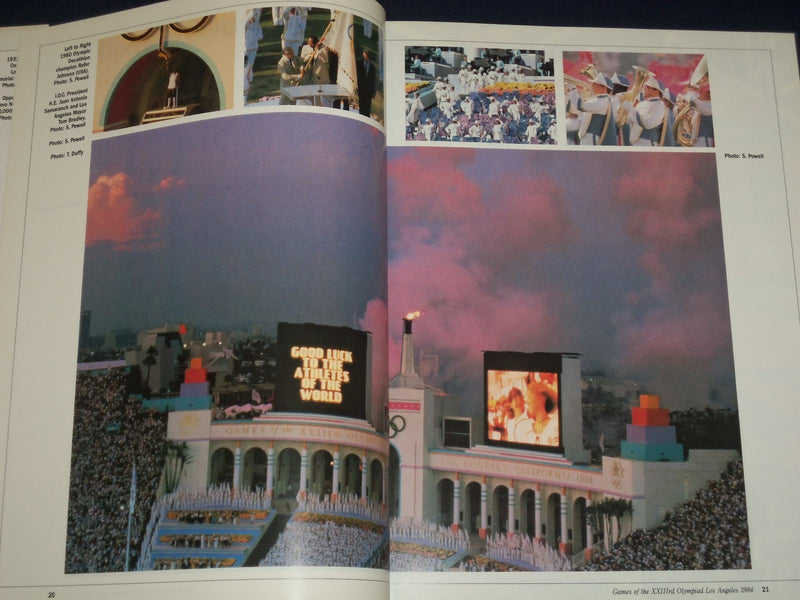 1984 GAMES OF THE 23RD OLYMPIAD LOS ANGELES COMMEMORATIVE BOOK - KD 2795