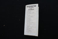 1942 WASHINGTON DISTRICT OF COLUMBIA CITY MAP - FOLD-OUT - K 2216